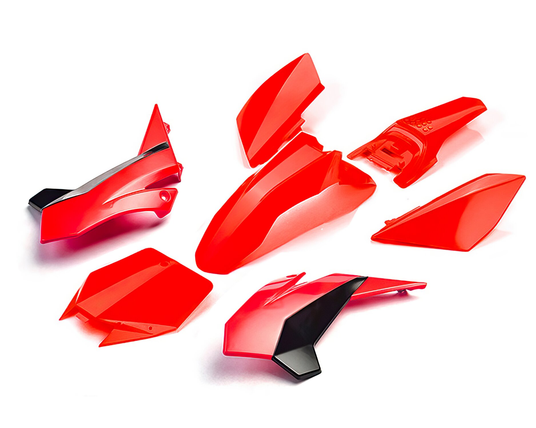 Kit plastique Rouge Pit Bike YCF Start 88 / 125 après 2020
