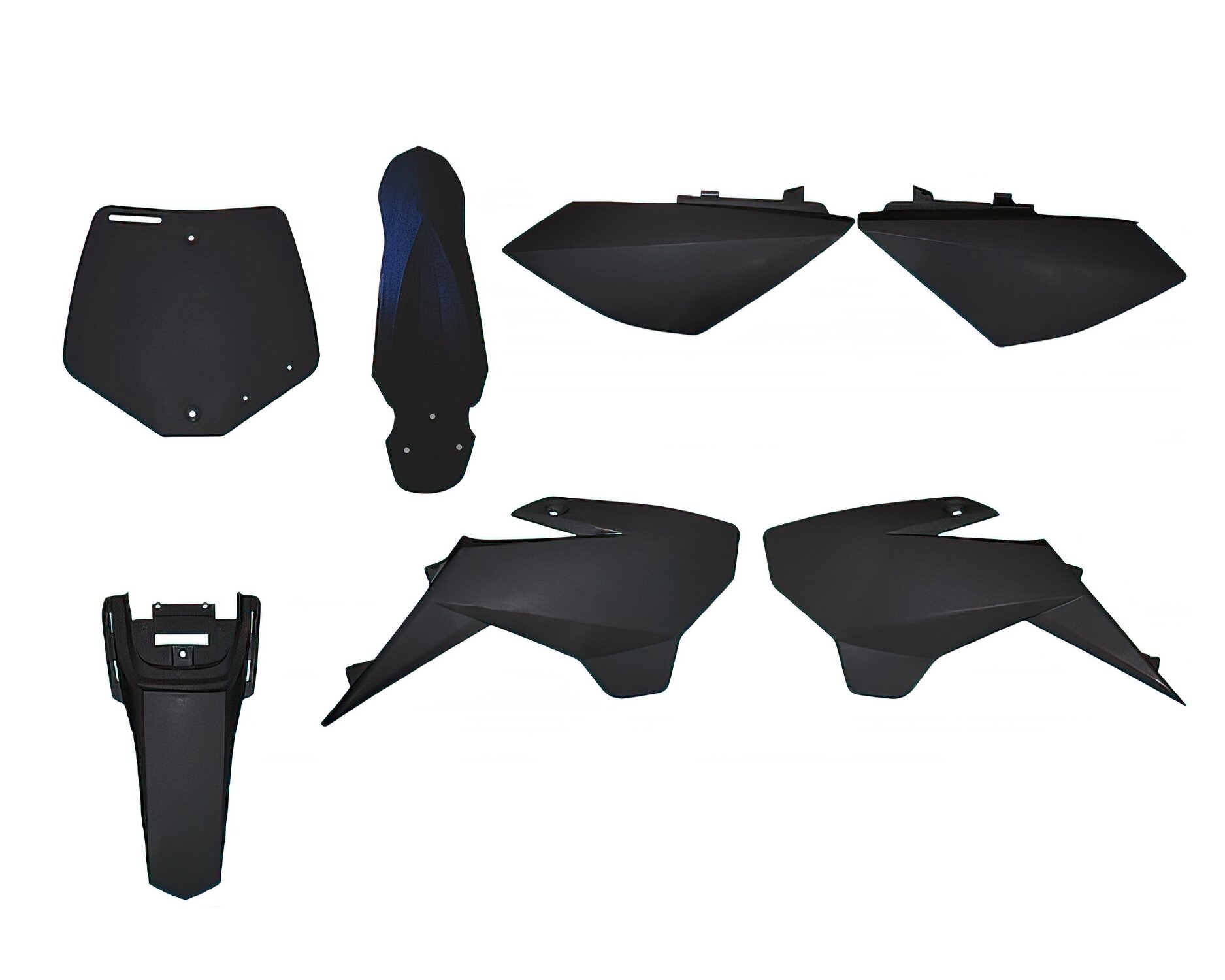 Kit plastique Noir Pit Bike YCF Lite av.19 / Start av.18 / Pilot 88 av.18