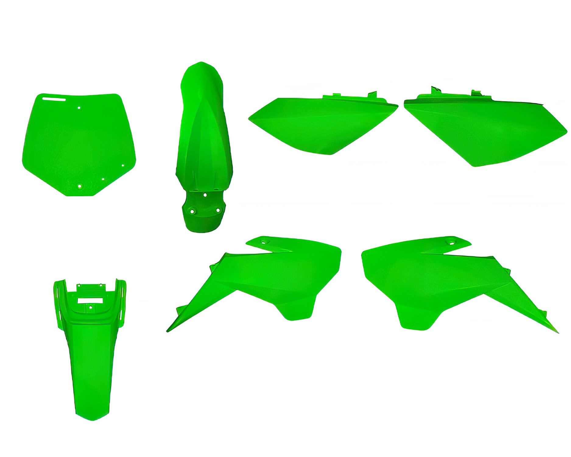 Kit plastique Vert Pit Bike YCF Lite av.19 / Start av.18 / Pilot 88 av.18