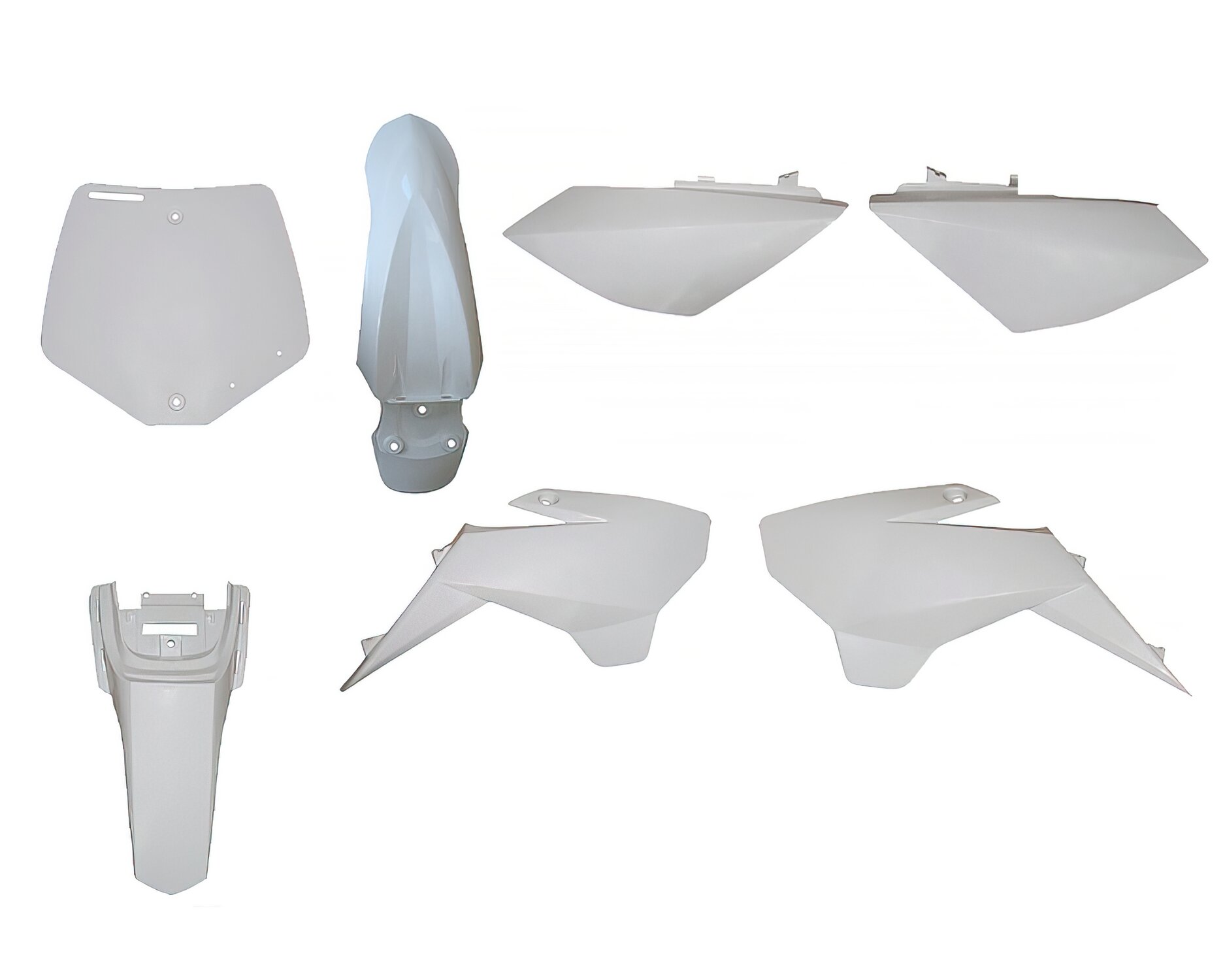 Kit plastique Blanc Pit Bike YCF Lite av.19 / Start av.18 / Pilot 88 av.18