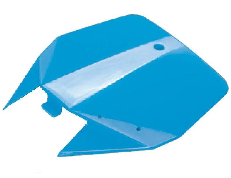 Plaque numéro frontale bleue Pit Bike YCF Bigy