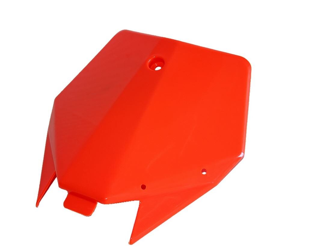 Plaque numéro frontale rouge Pit Bike YCF50