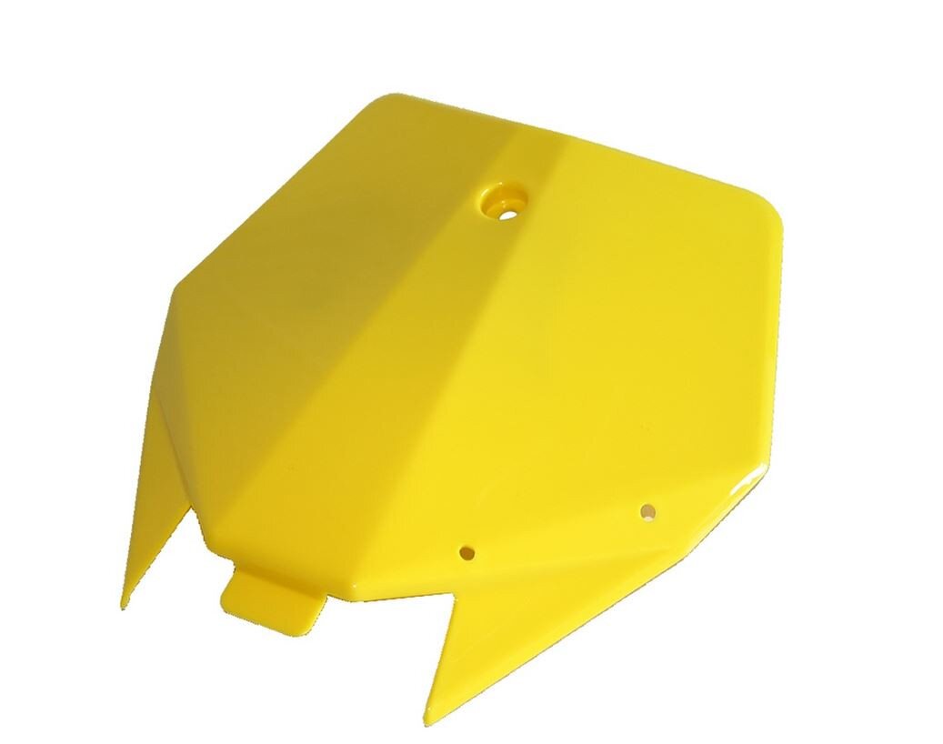 Plaque numéro frontale jaune Pit Bike YCF50