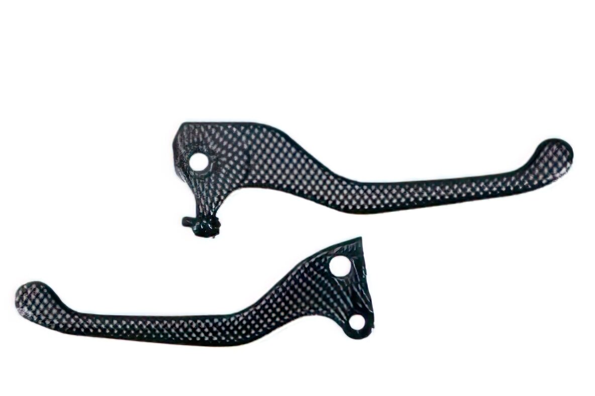 Leviers frein look carbone MBK Booster Spirit / Yamaha BW's (après 99)