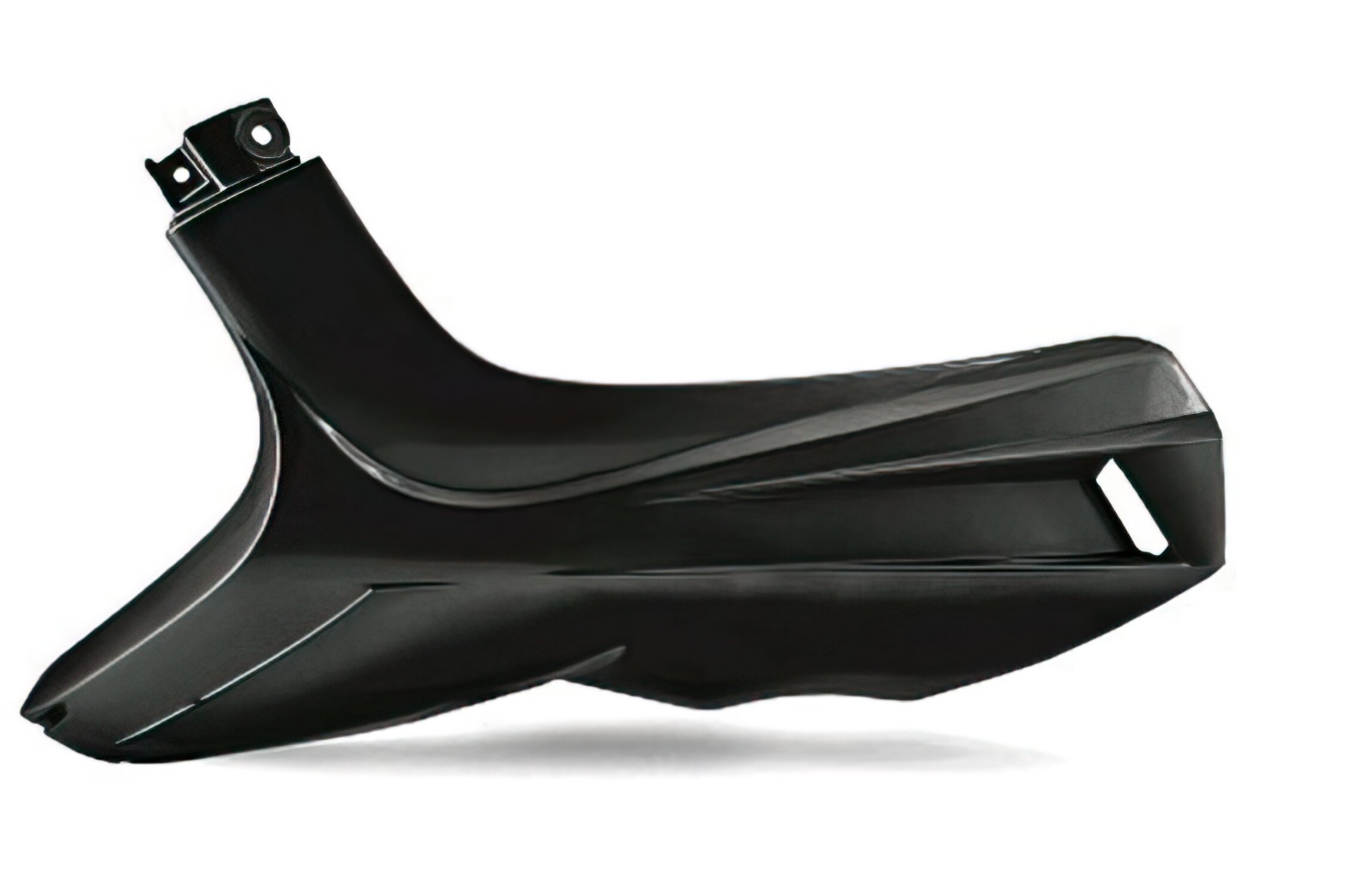 Bas de caisse gauche noir métal Peugeot Speedfight II
