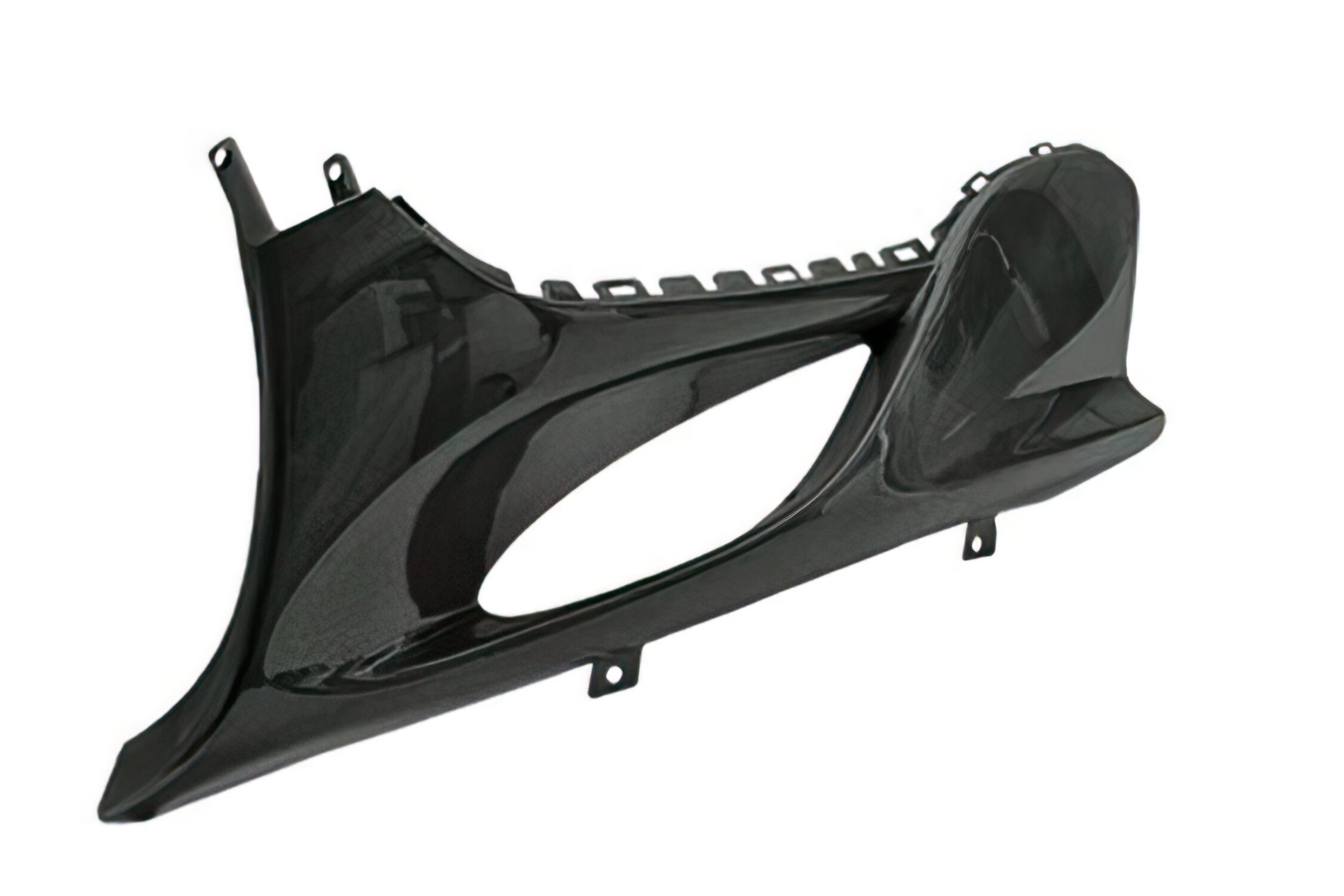 Bas de caisse Noir métal gauche MBK MachG / Yamaha Jog R