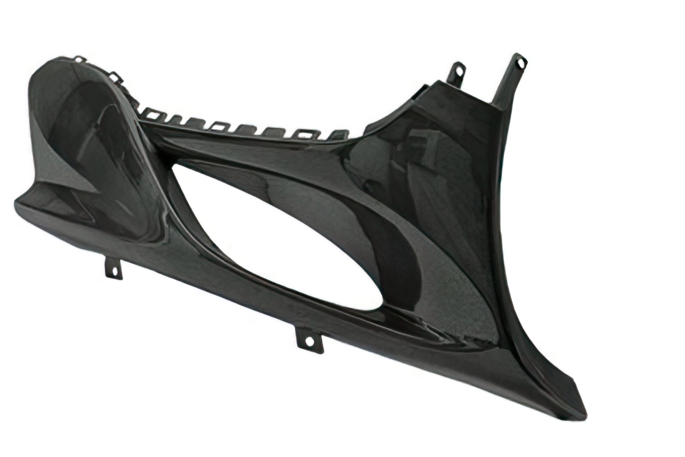 Bas de caisse Noir métal droit MBK MachG / Yamaha Jog R