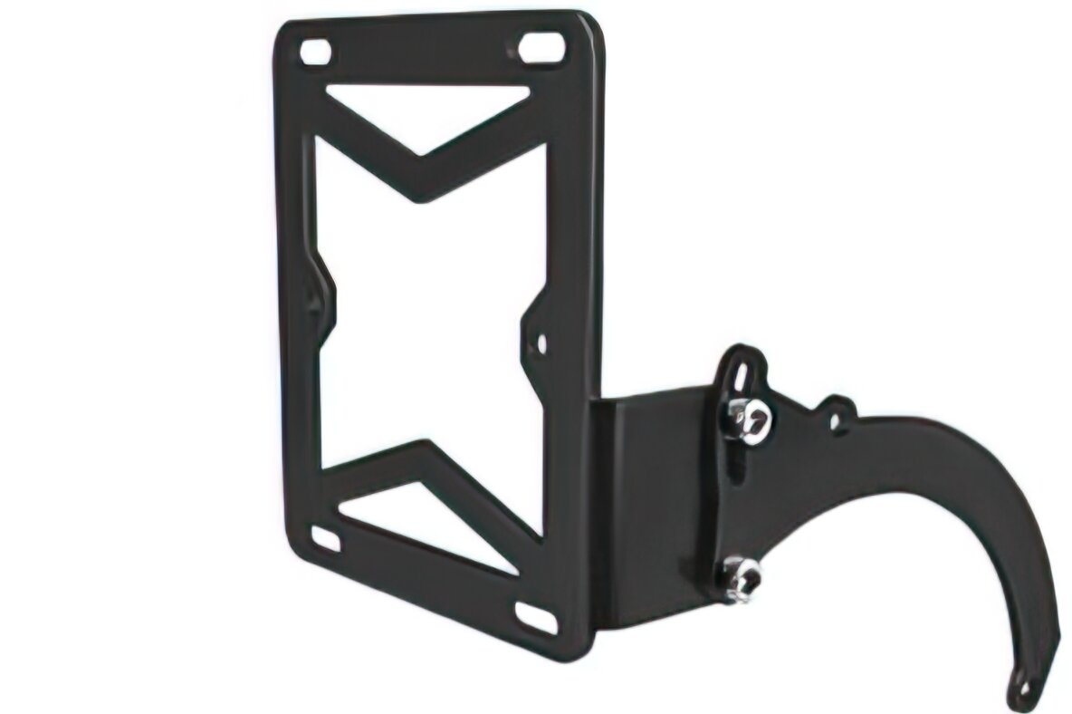 Support de plaque latéral noir mat Peugeot Speedfight