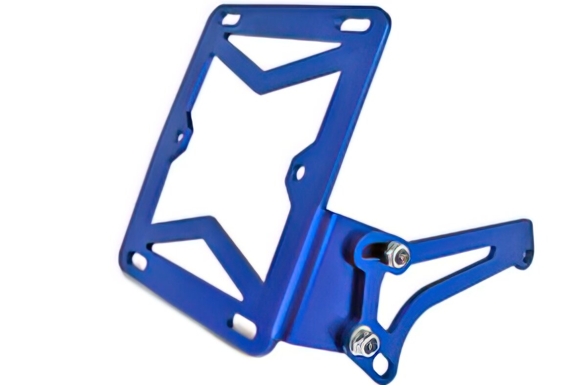Support de plaque TNT latéral bleu