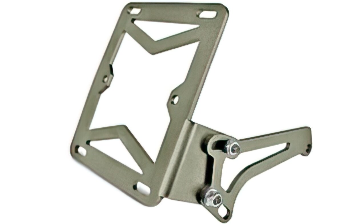 Standard Parts Support de plaque latéral gris