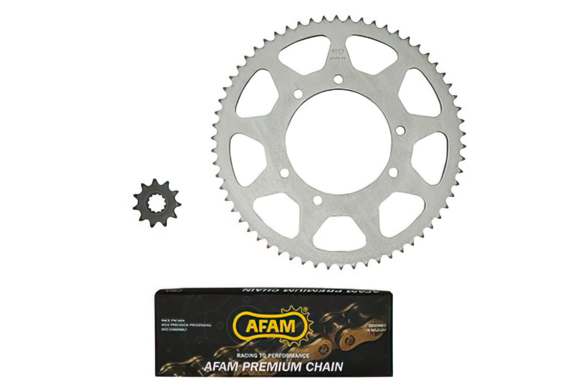 Kit chaîne AFAM 14x48 - 428 Rieju MRT / Yamaha DT