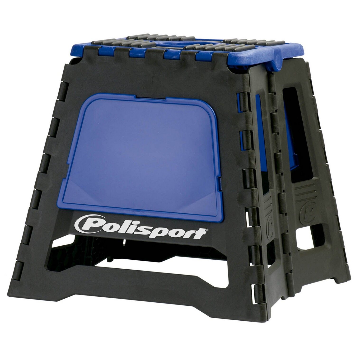 Béquille stand / lève moto pliable Polisport bleu