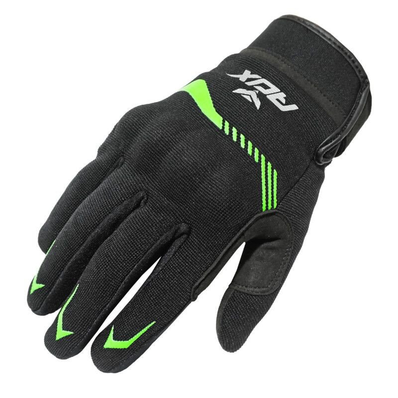 Gants moto mi-saison ADX Vista avec coque noir / vert Kawa XXL