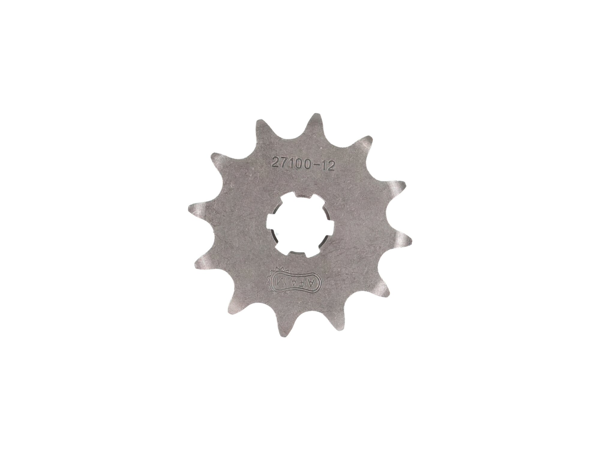 Pignon de sortie de boîte AFAM 12 dents 420 Yamaha DT 50 av.92 / Suzuki