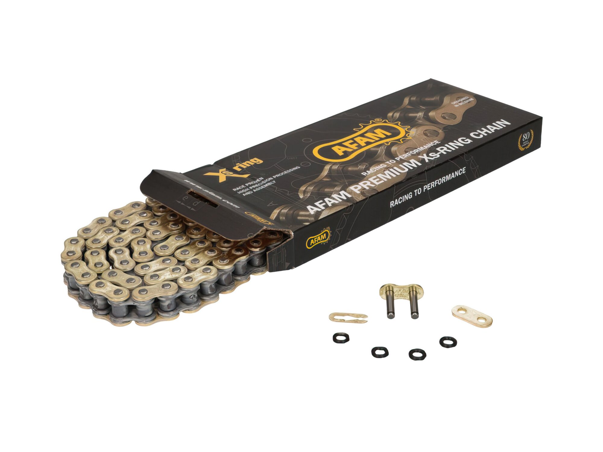Chaîne AFAM XS-Ring renforcé Or 428 XMR-G 136 maillons