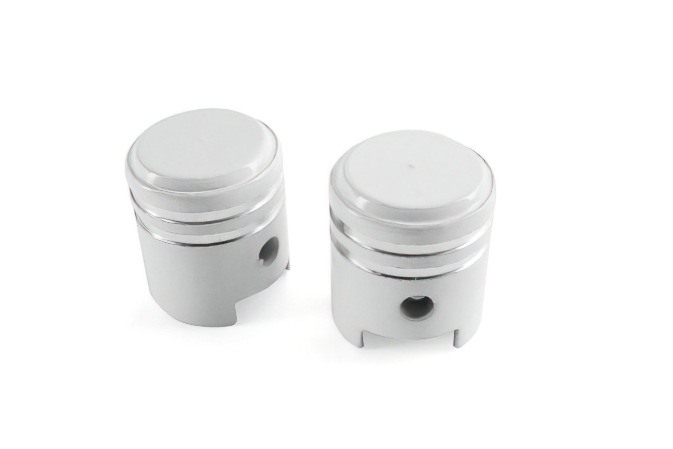 Bouchon valve piston blanc (la paire)