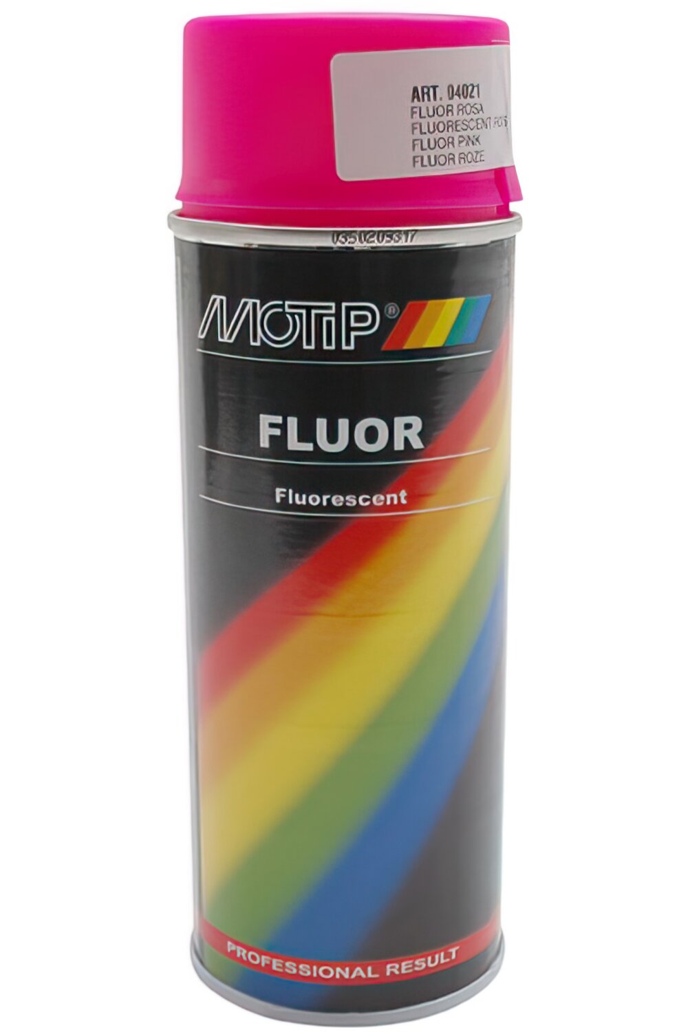 Bombe de peinture rose fluo Motip 400ml (Aérosol)