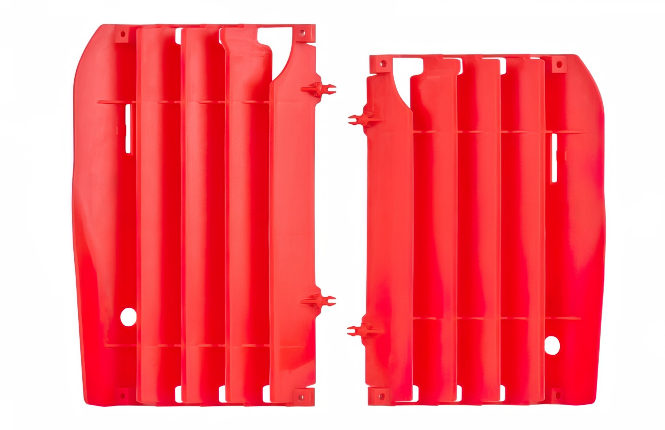 Polisport 8459900002 - Set Di Griglie Per Radiatore In Polipropilene Resistente E Durevole Senza Hardware Compatibile Con Le Moto Honda In Colore Rosso-image