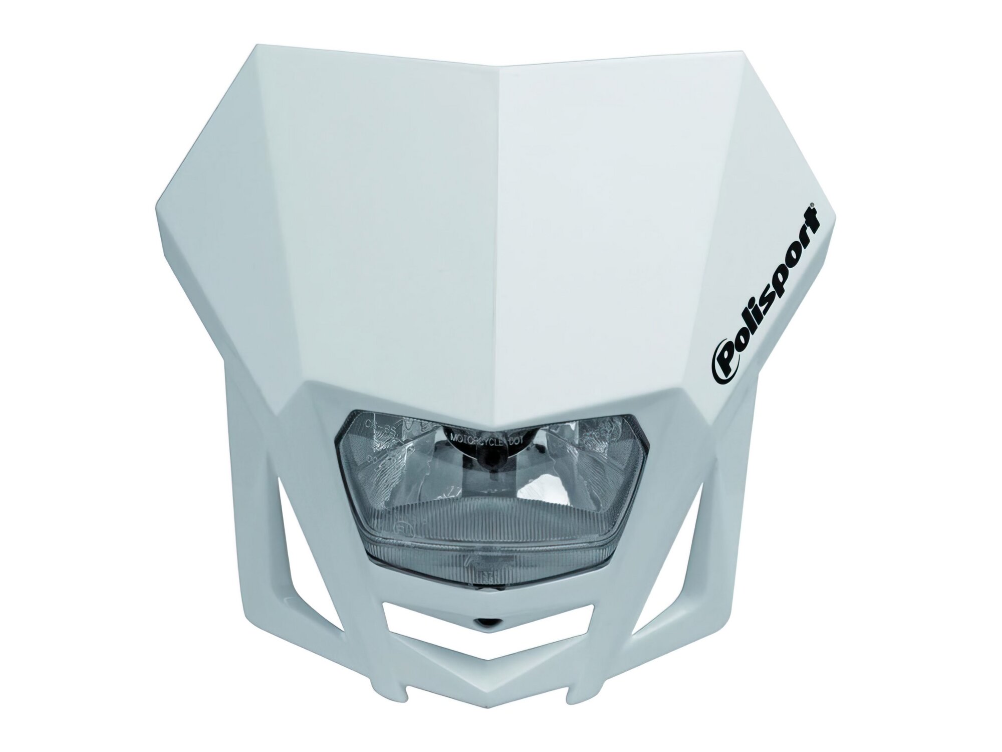 Polisport 8657600001 - Faro Anteriore Lmx In Polipropilene Con Lampada Alogena Compatibile Con Tutti I Modelli Motocross/Enduro In Colore Bianco-image