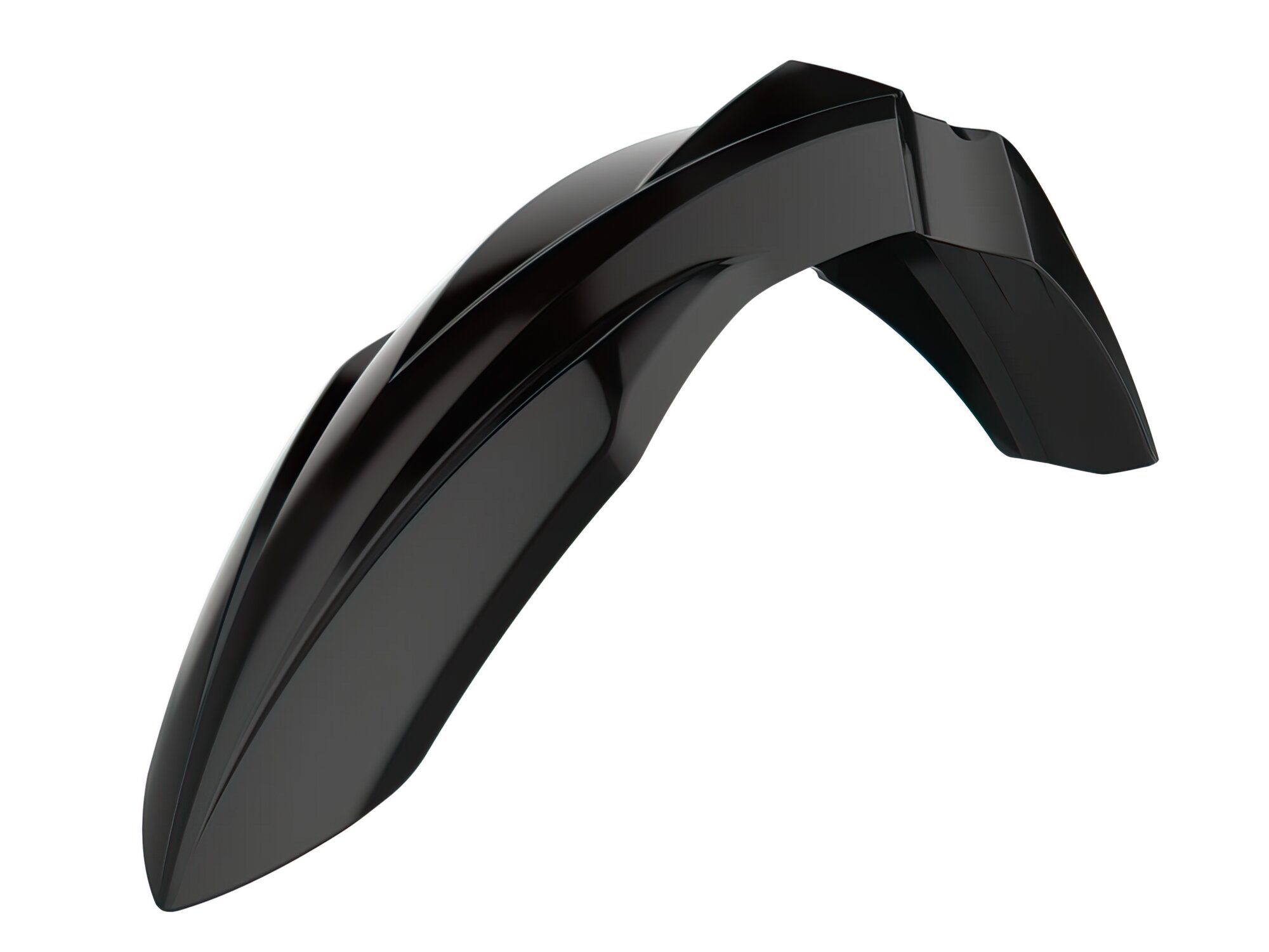 Polisport 8574500003 - Parafango Anteriore Replica Oem Realizzato In Plastica Lucida Durevole E Resistente Compatibile Con Le Moto Kawasaki In Colore Nero-image