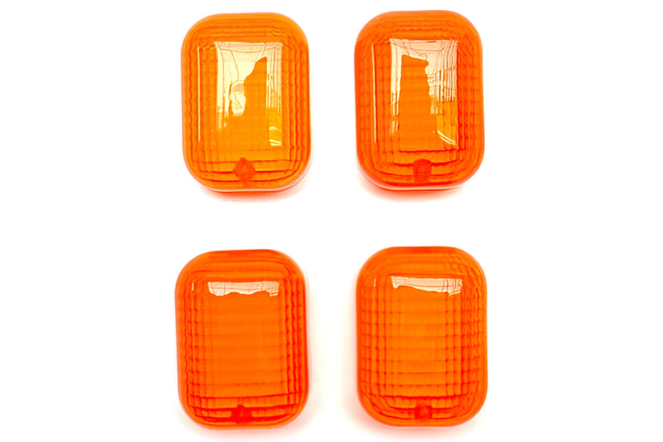 Cabochons clignotants avant et arriÃ¨re orange Peugeot 50 trekker/squa