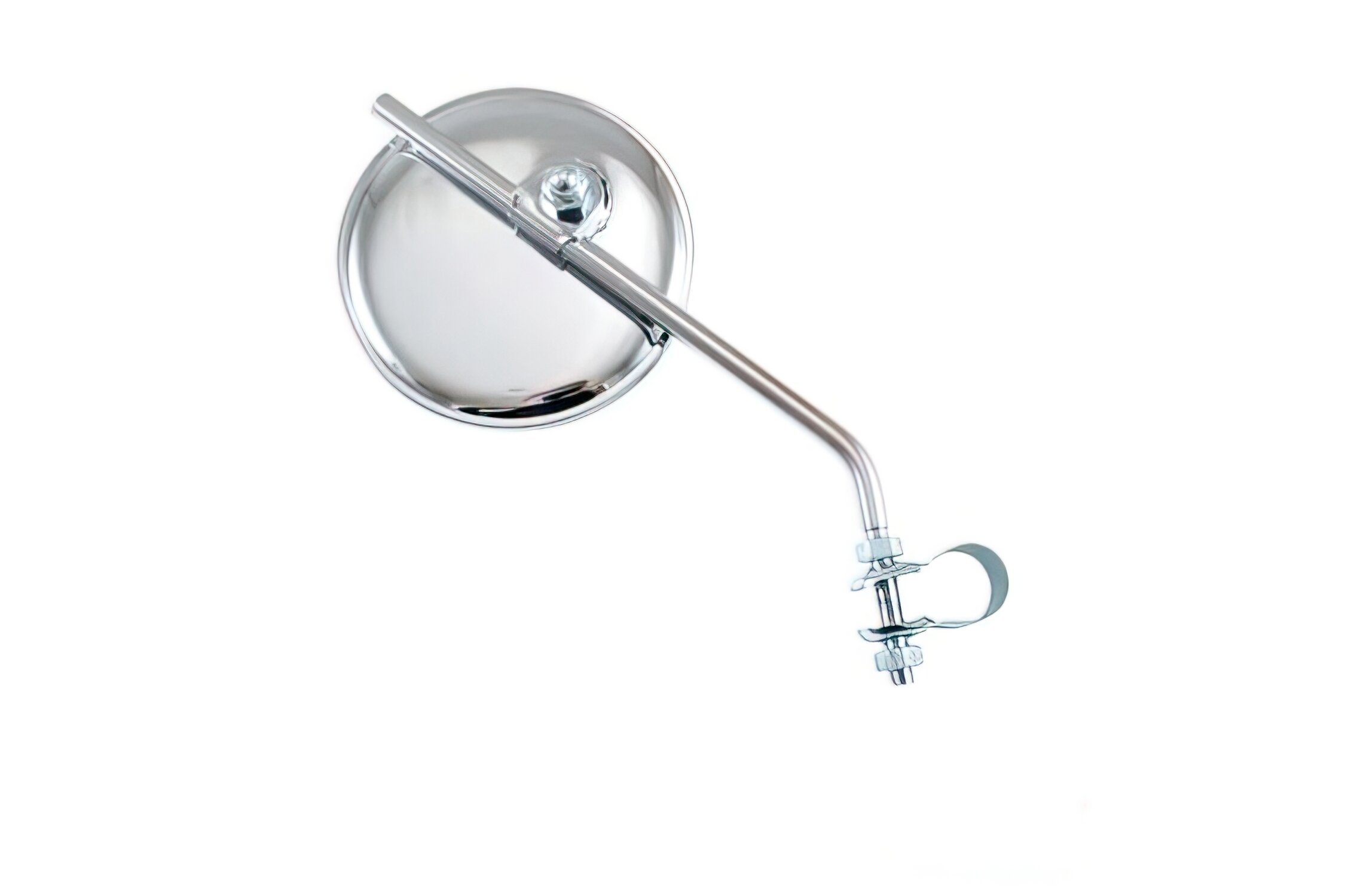 Standard Parts Rétro universel à collier rond chromé - hauteur réglable d.8mm