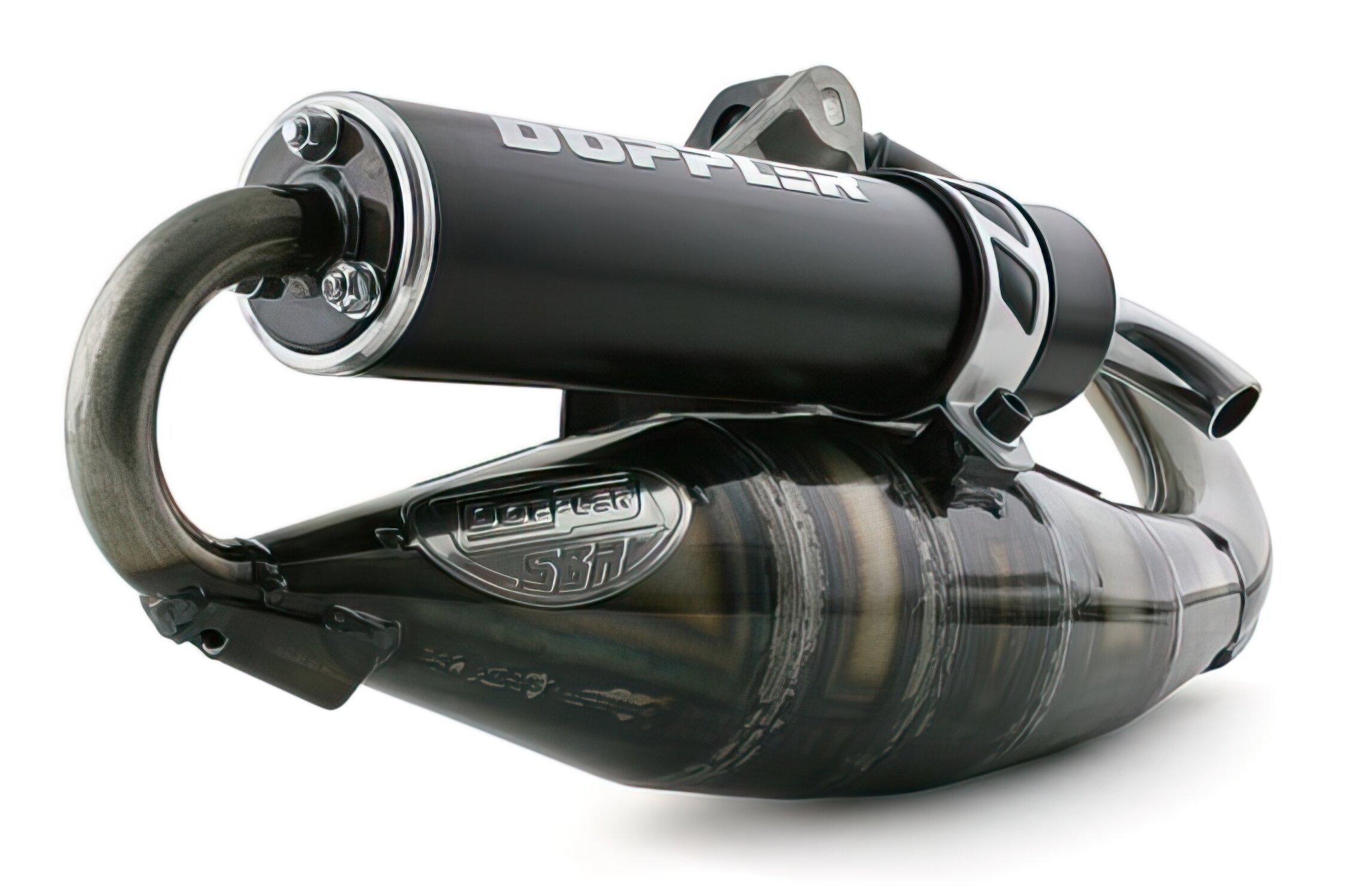 Pot d'échappement MBK Booster Doppler S3R Evolution noir