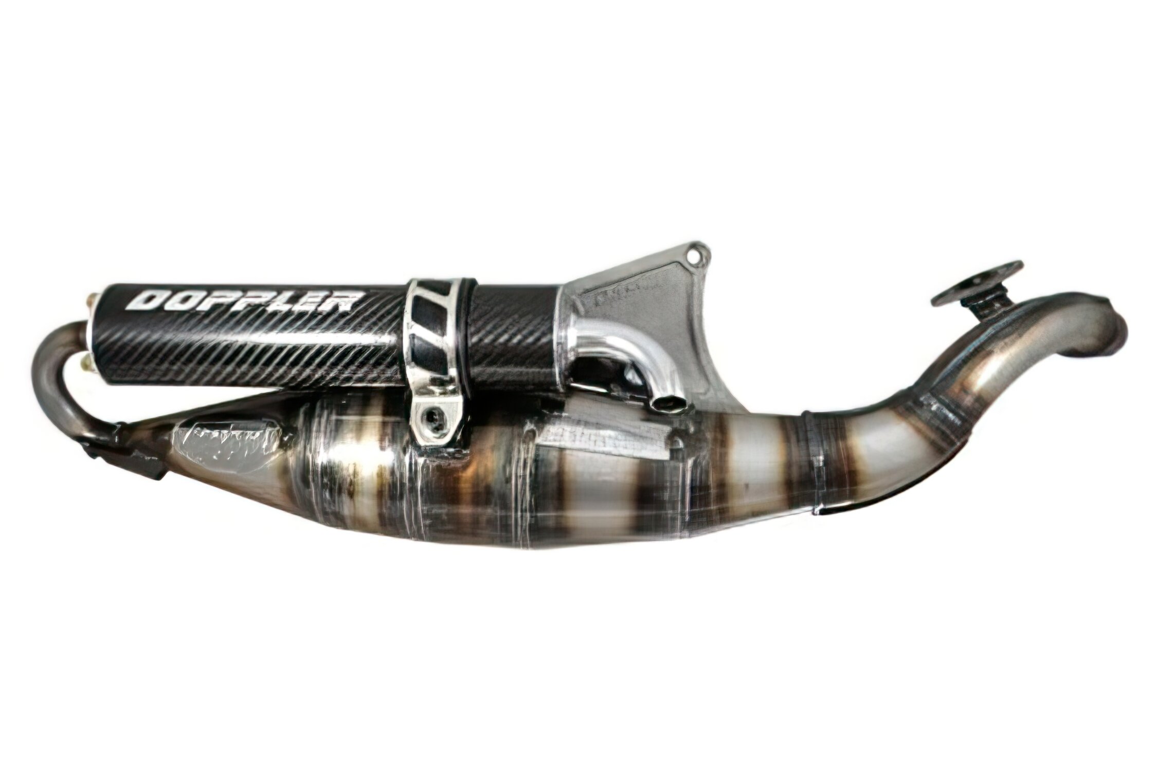 Pot d'échappement Peugeot Kisbee Doppler S3R Evolution carbone