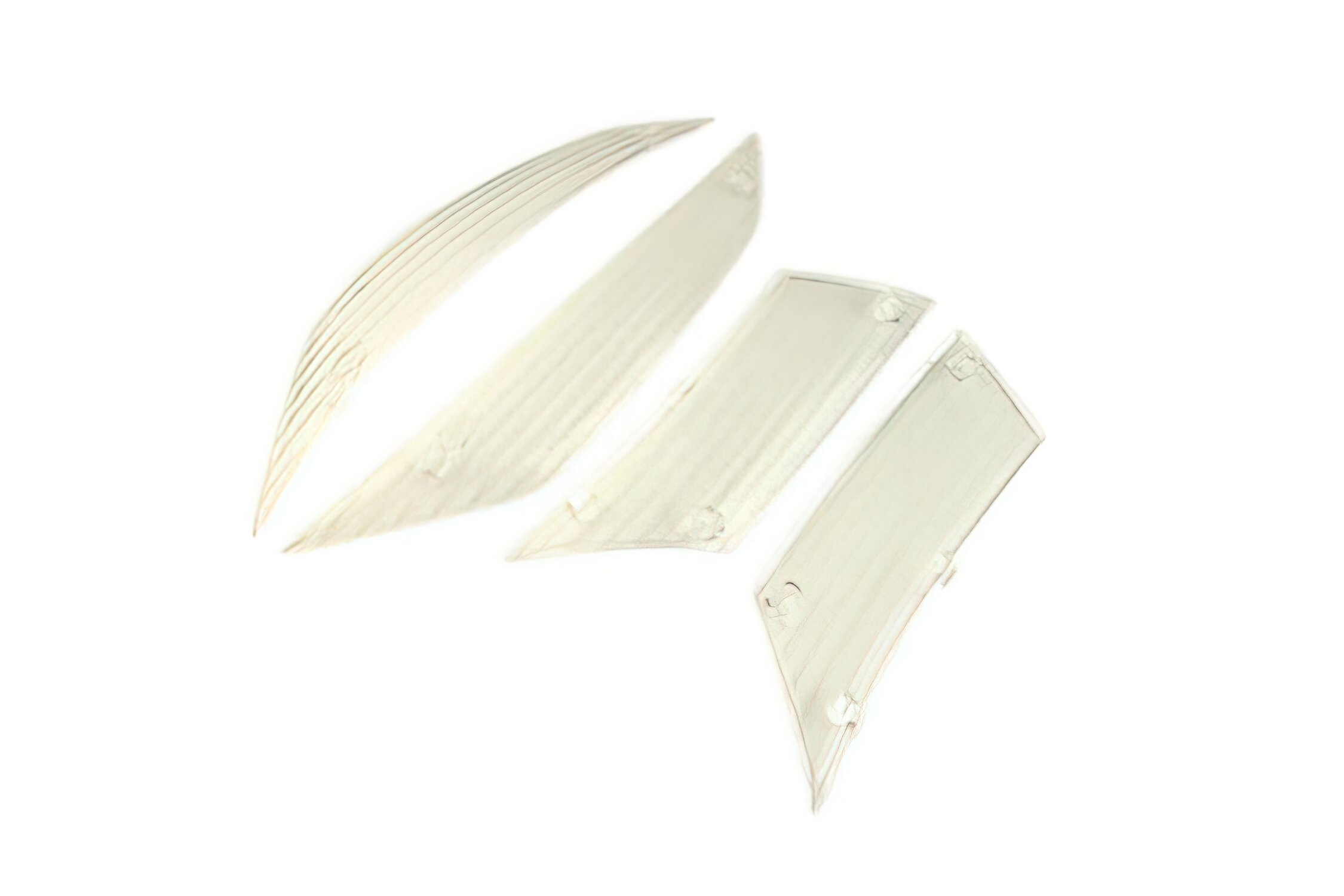 Cabochons de clignotants transparents Piaggio Zip