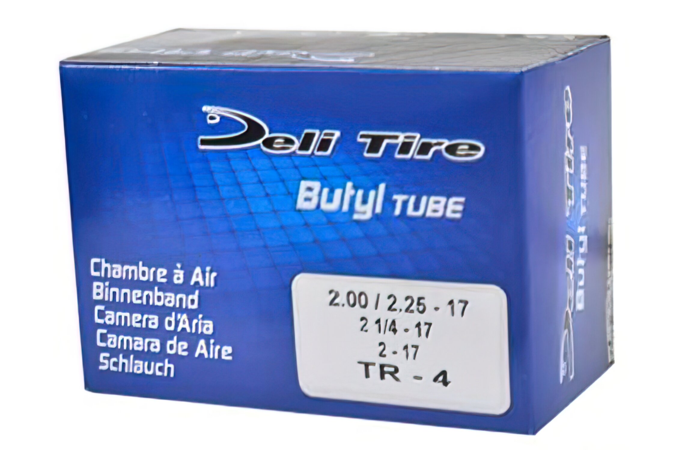 Chambre à air Deli Tire cyclo 2 1/4 17" (valve droite vissée)
