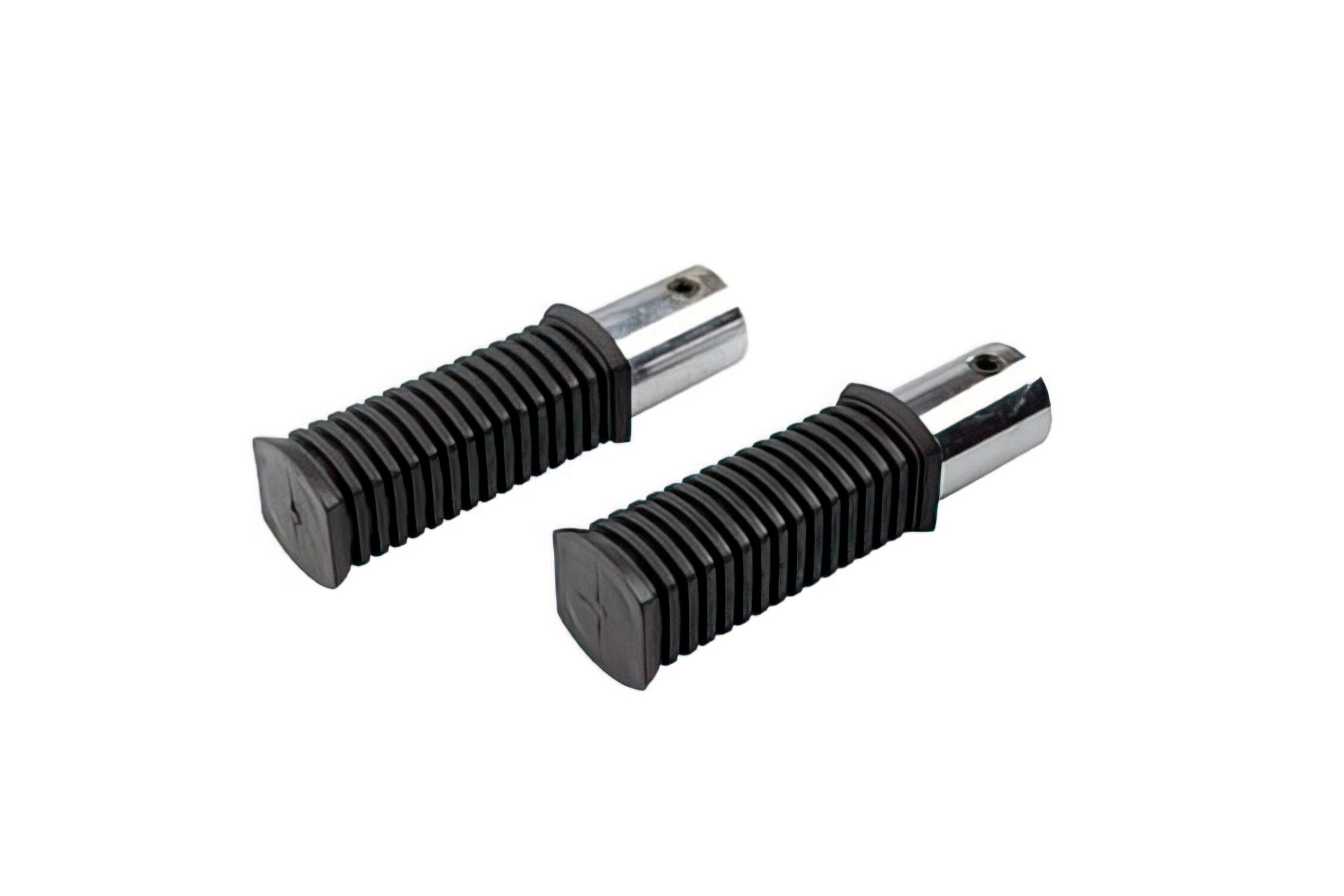 Repose Pieds Pilote Caoutchouc Noir