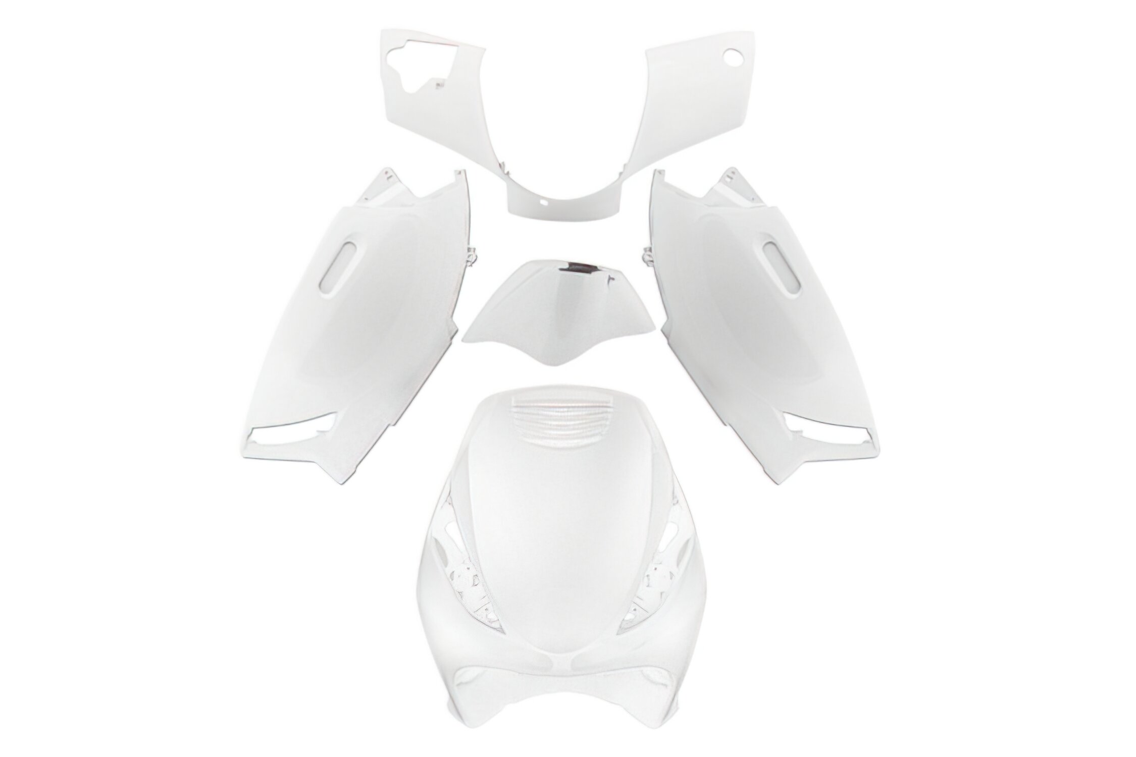 Kit carénage 5 pièces Blanc Piaggio Zip 50 après 2000