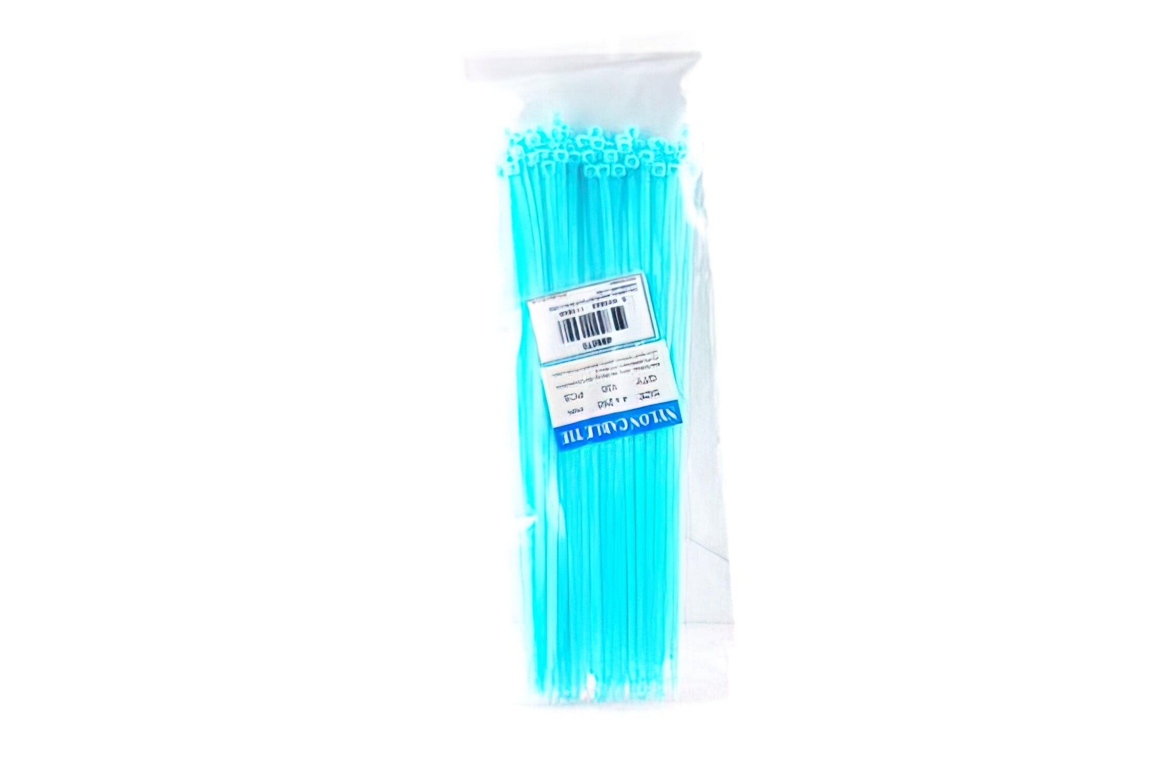 Collier de serrage type rilsan x100 3,6x250mm Bleu