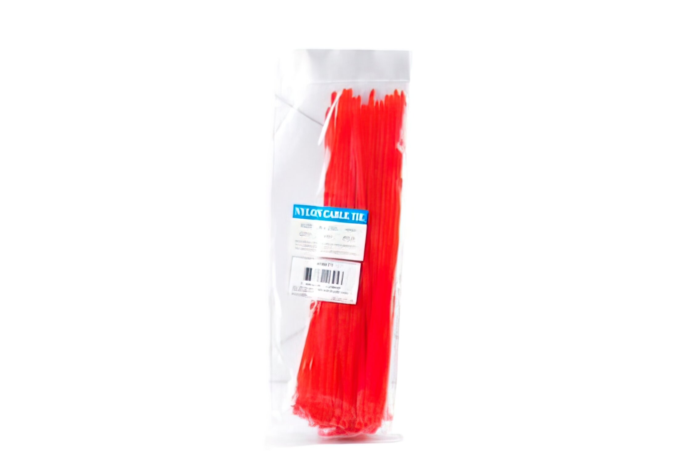 Collier de serrage type rilsan x100 3,6x250mm Rouge