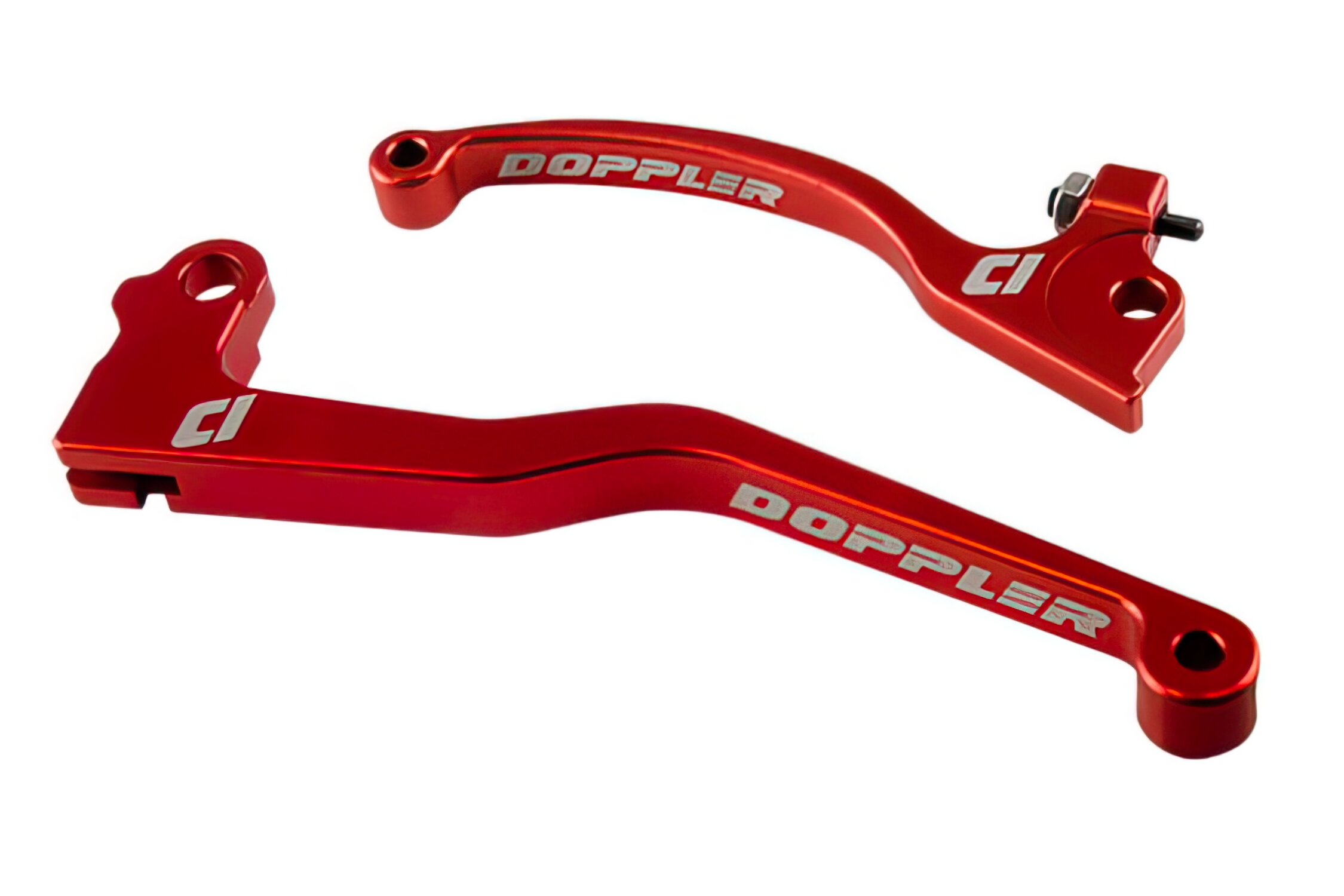 Leviers de frein / embrayage Doppler Alu Rouge Rieju MRT après 2018