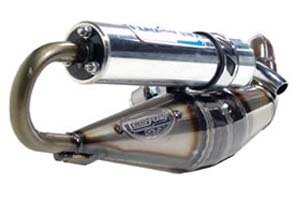 Pot d'échappement Piaggio Zip Doppler S3R Alu poli