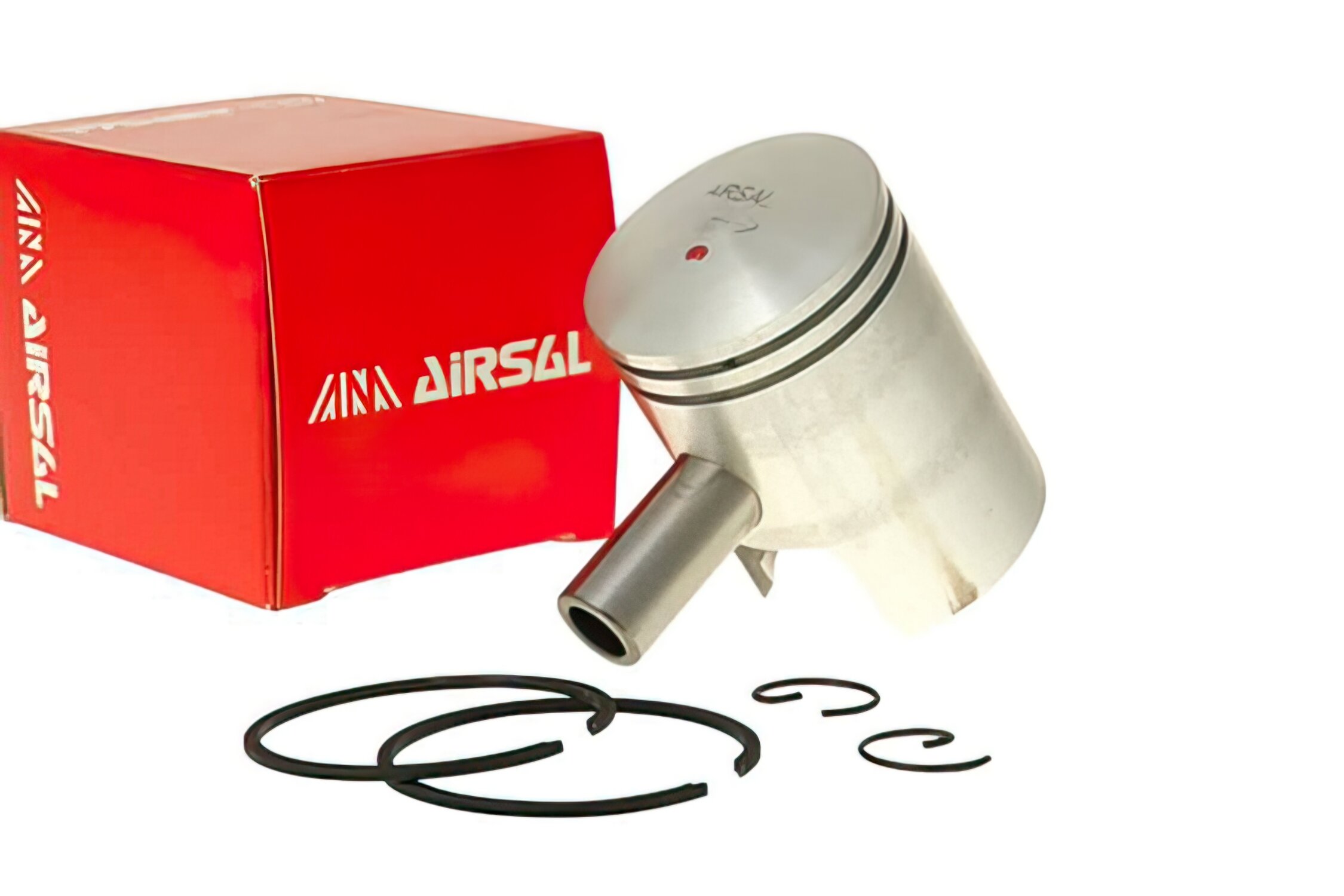 Piston de rechange d.38mm Airsal Alu 50cc Puch Maxi (petites ailettes)