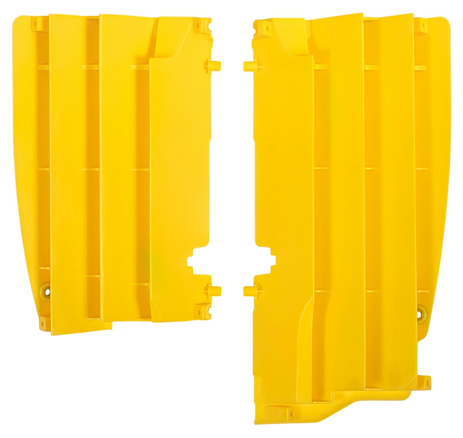 Polisport 8456200002 - Set Di Griglie Per Radiatore In Polipropilene Resistente E Durevole Senza Hardware Compatibile Con Le Moto Suzuki In Colore Giallo-image