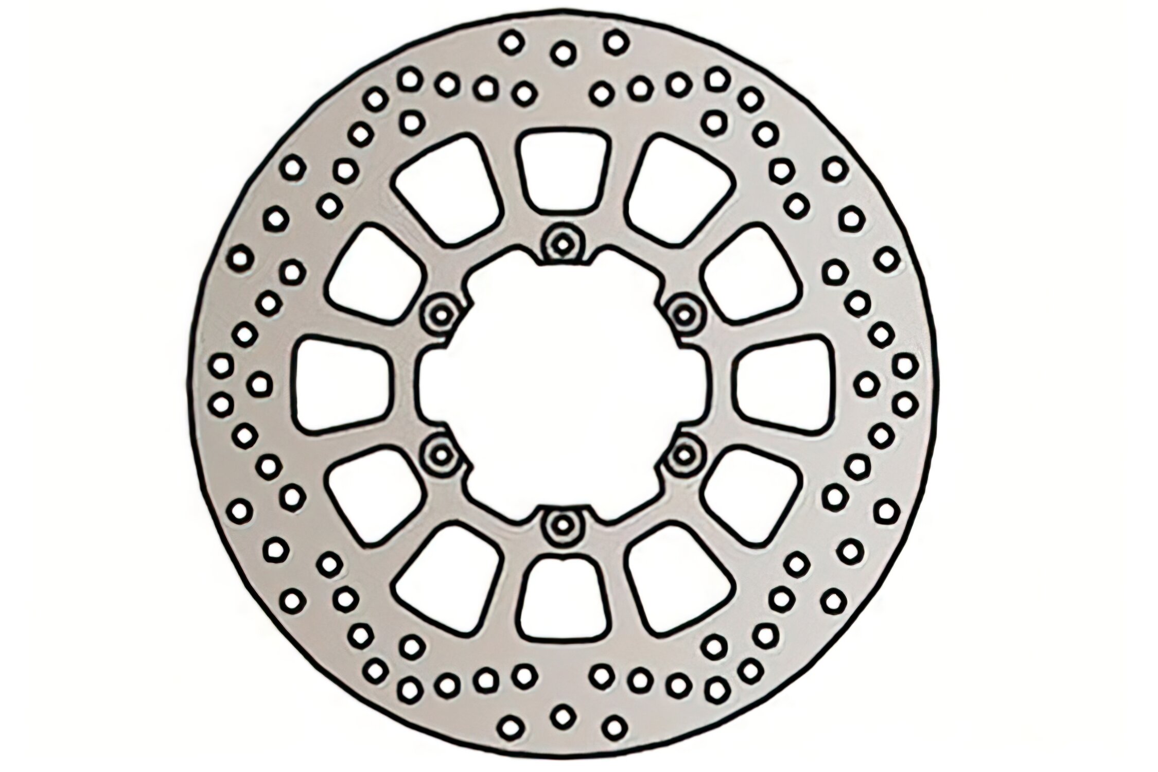 Disque de frein avant 270mm NG Brake Disc Malaguti Spidermax GT / RS 500cc
