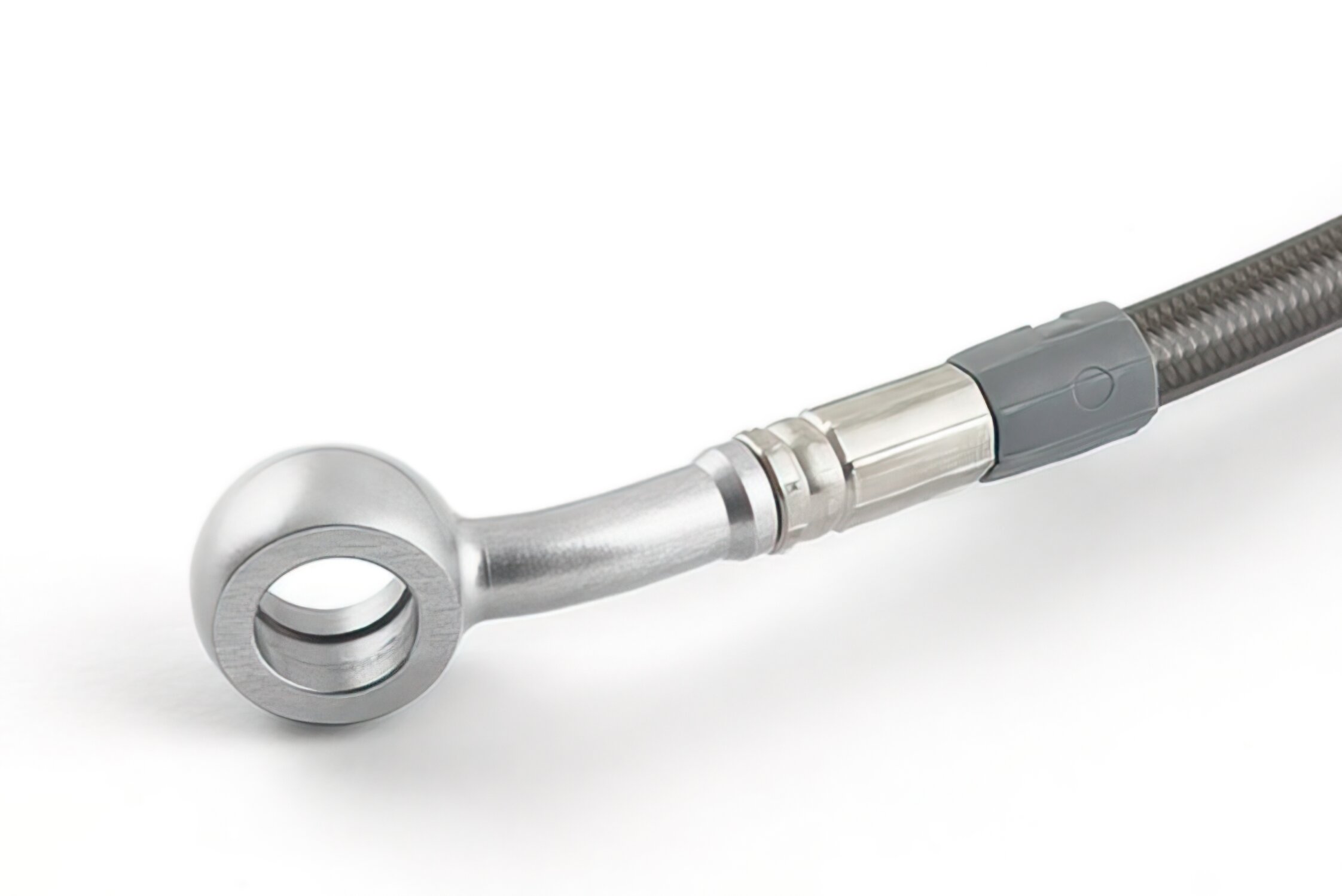 Durite de frein avant Carbone / raccord banjo Alu Motacc MBK Nitro / Aerox