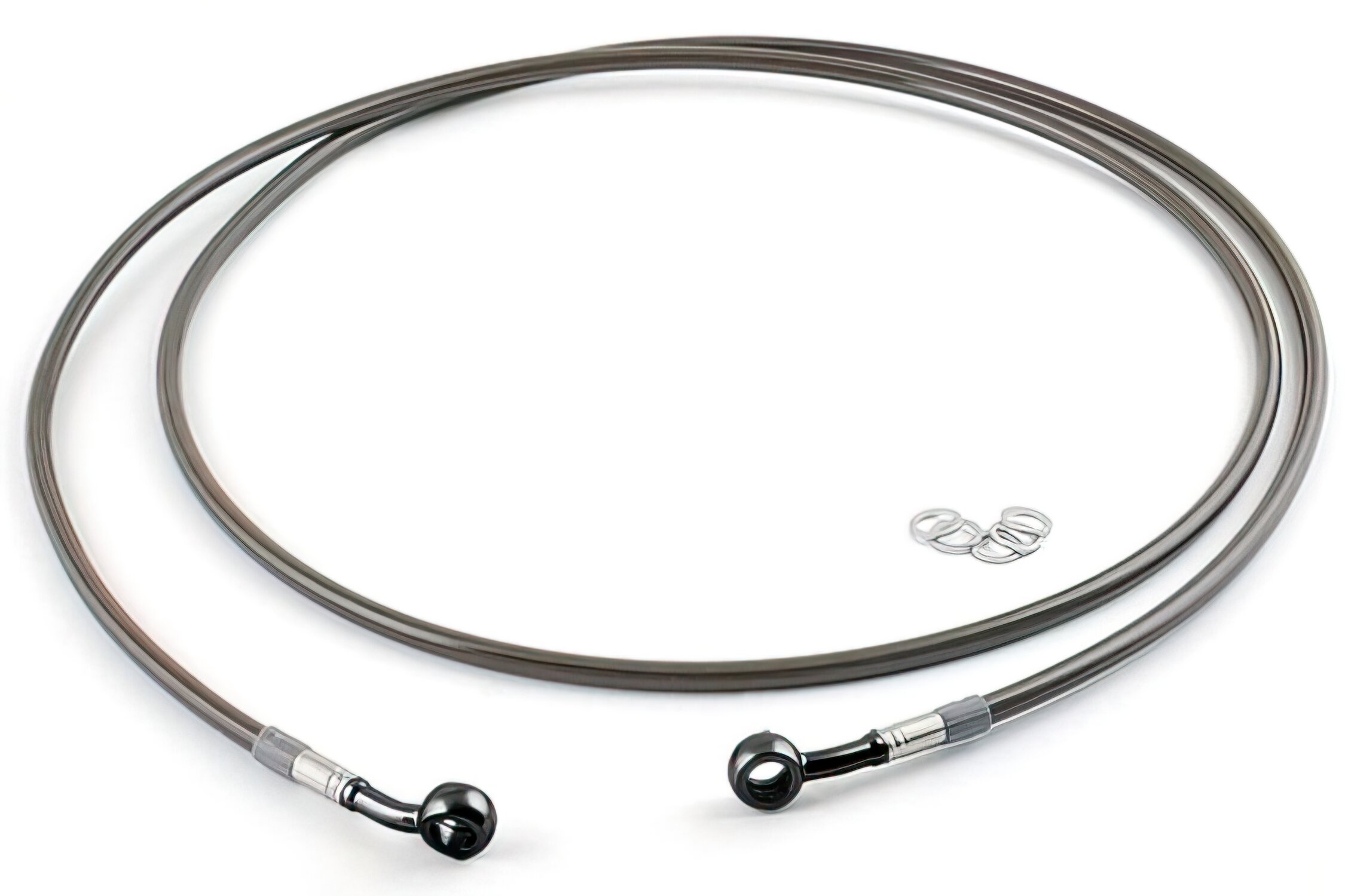 Durite de frein arrière Carbone / raccord banjo Titane Motacc MBK Nitro / Aerox