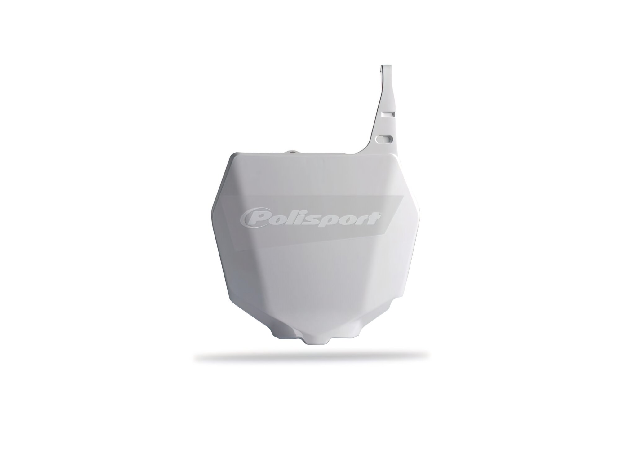 Polisport 8660400001 - Tabella Portanumero Replica Oem Realizzata In Plastica Lucida Resistente E Durevole Compatibile Con Le Moto Suzuki In Colore Bianco-image