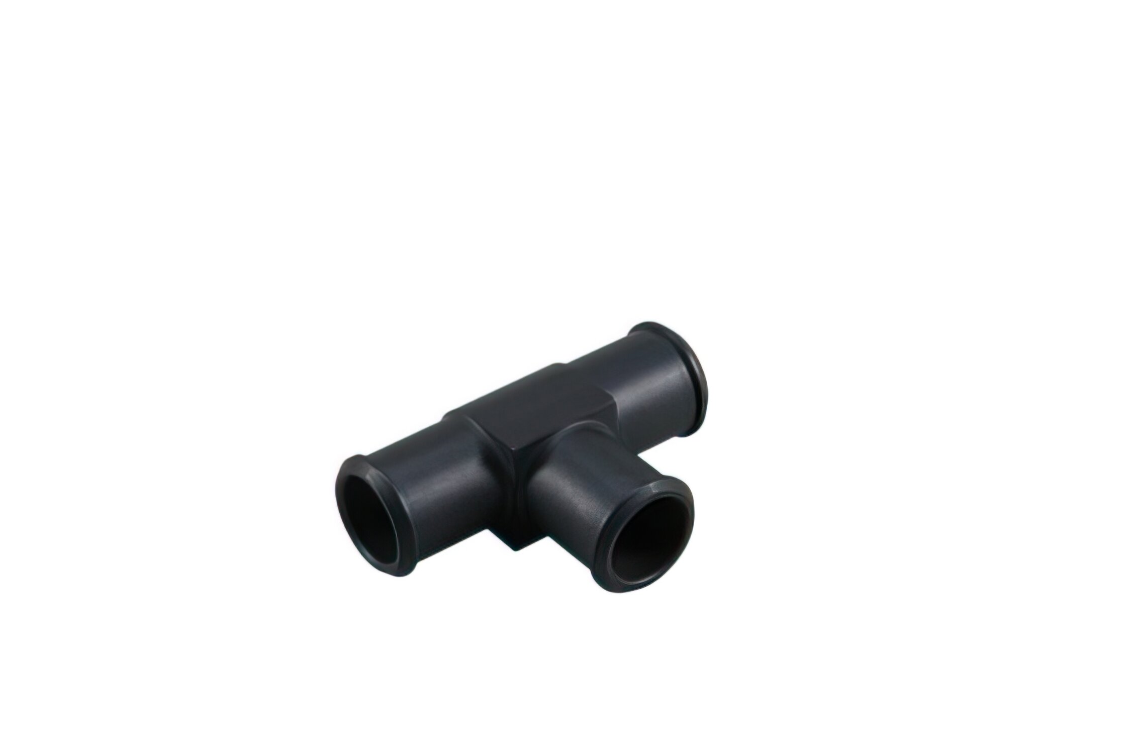 T-Connector For Coolant Hose Aluminium Black 18Mm