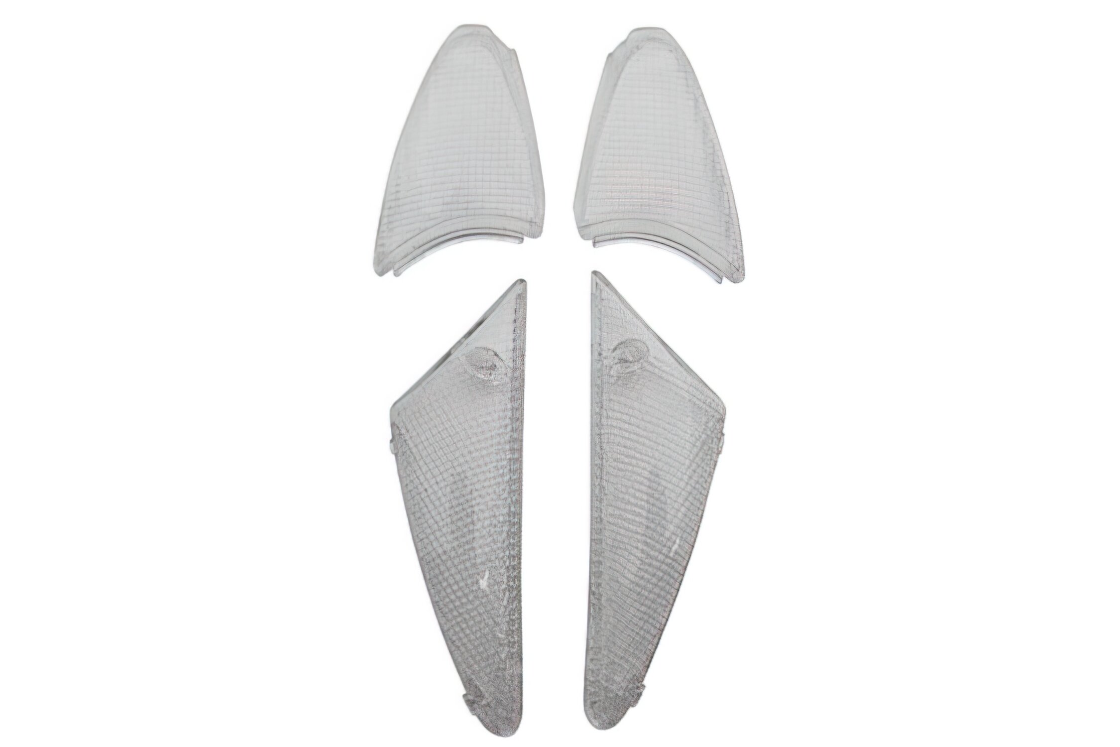 Set 4 cabochons clignotants transparent Peugeot Buxy / Zenith / Speedake