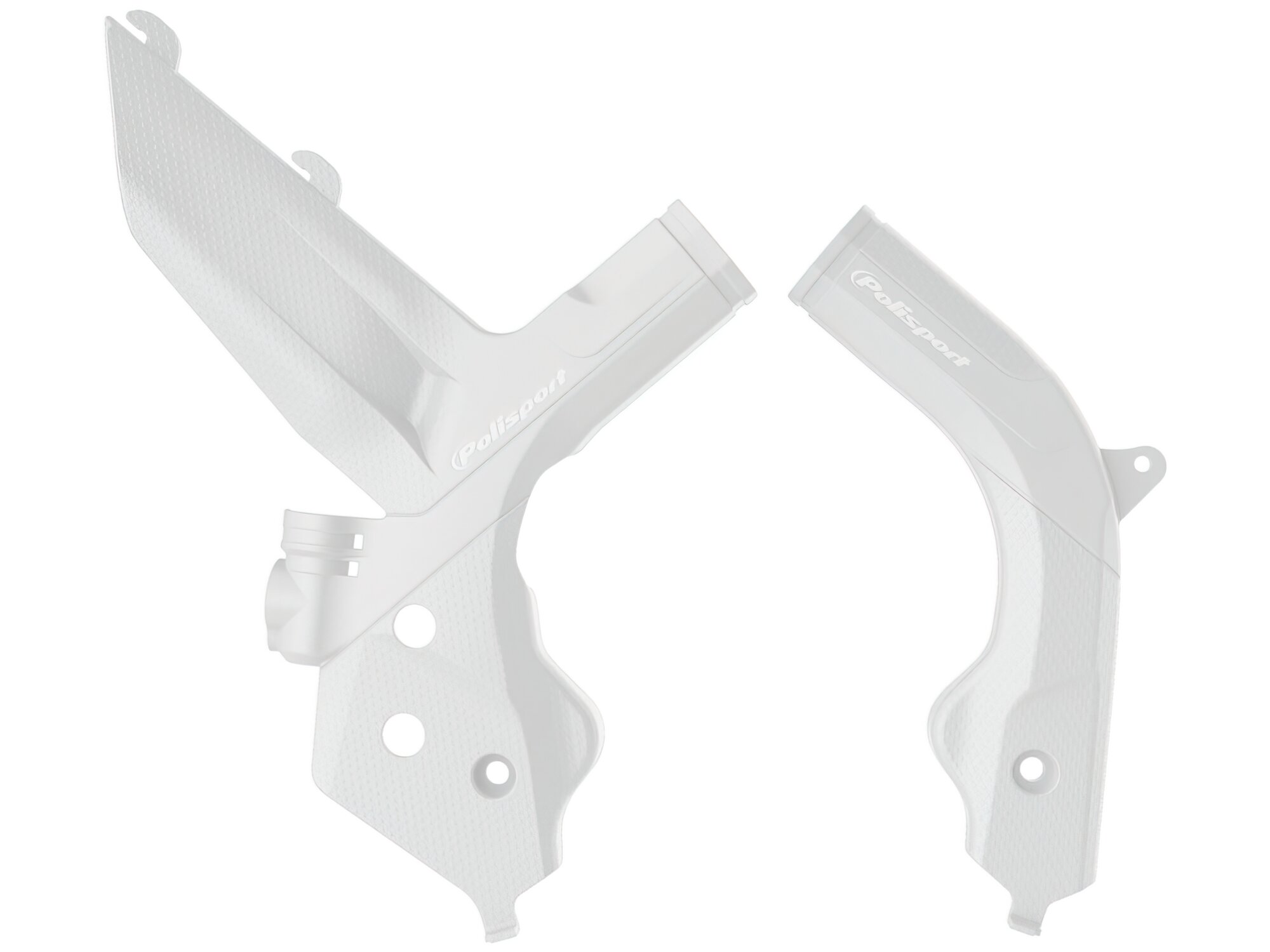 Polisport 8472900003 - Set Di Piastre Paramotore In Plastica Durevole E Resistente Agli Urti Compatibile Con Le Moto Ktm In Colore Bianco-image