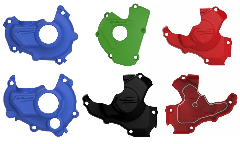 Polisport 8464000001 - Protezione Del Coperchio Dell'accensione In Poliammide Resistente Agli Urti E All'abrasione Compatibile Con Le Moto Gas Gas, Ktm, Husqvarna In Colore Nero-image