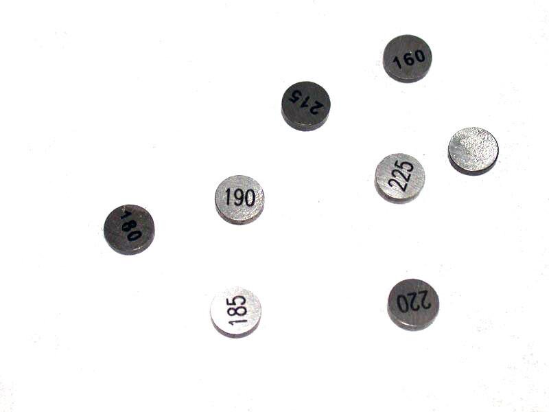 Pastilles de soupape Ø7,48mm épaisseur 2,15mm Hot Cams