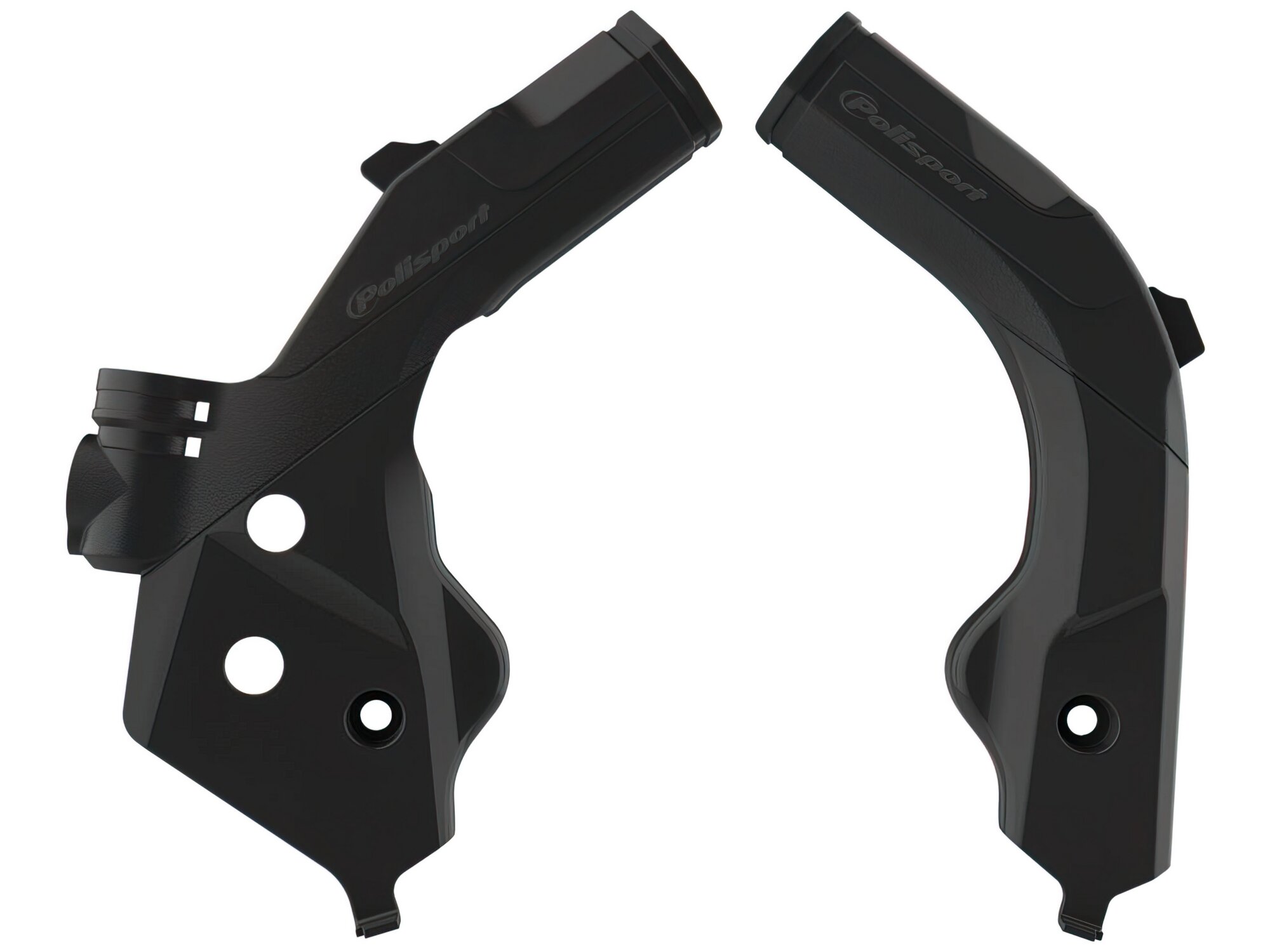 Polisport 8470700001 - Set Di Piastre Paramotore In Plastica Durevole E Resistente Agli Urti Compatibile Con Le Moto Husqvarna, Gas Gas In Colore Nero-image