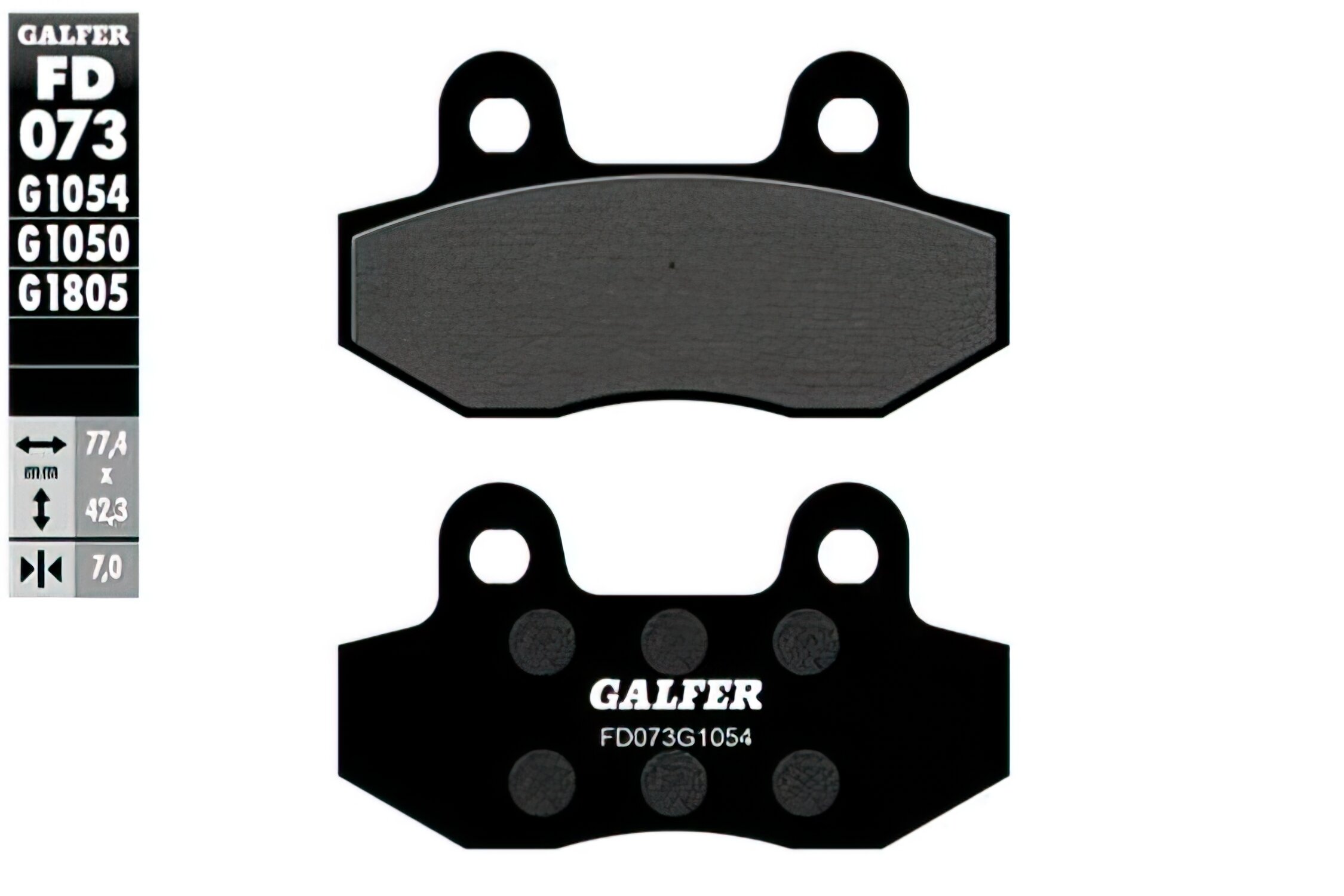 Plaquettes de frein Galfer Organique Peugeot Speedfight 3 & 4