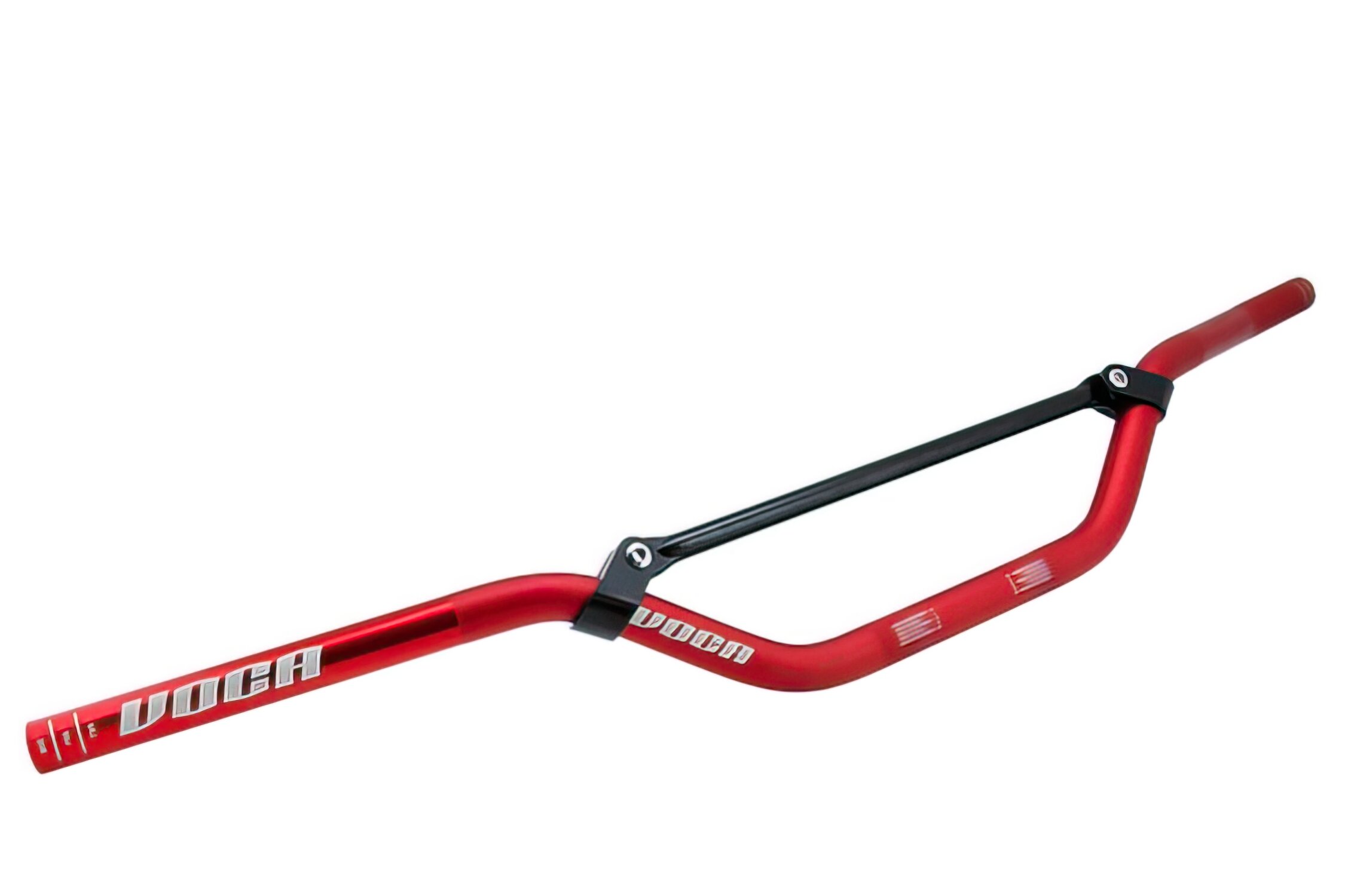 Guidons cross Voca Racing d.22,2mm rouge